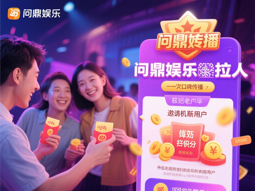 此外，口碑传播也是问鼎娱乐拉人的重要手段。平台鼓励